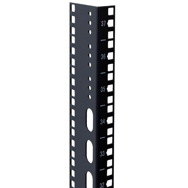 DYNAMIX RALM45-6 - 45U L-shaped mounting rail for 600mm width cabinets.