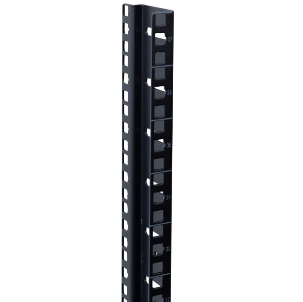 DYNAMIX RASM37-6 - 37RU S-Shaped Zinc Coated Mounting Rails for SR Series Cabinets.