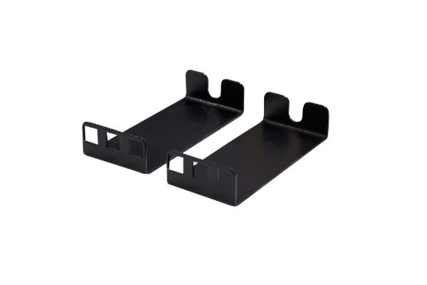 DYNAMIX RAVEXT-1U - Vertical Rail Extension Bracket for a 1U Rackmount 100mm Long Max Load 50Kgs