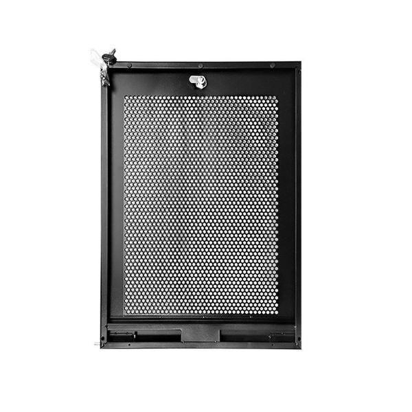 DYNAMIX RAWM-FMD9 - Mesh Front Door 600mm 9U w/ Round Lock for RWM9