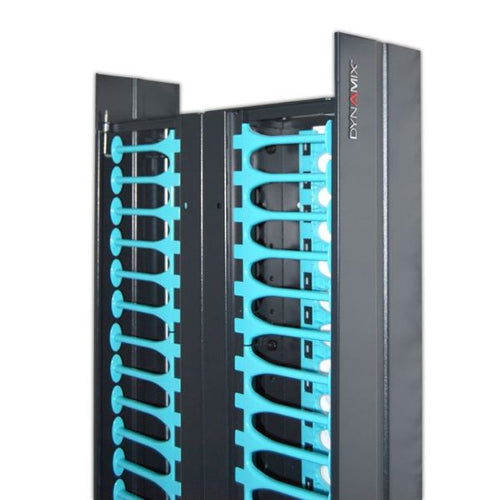 RDF47CM-150 - DYNAMIX RDF47CM-150 - Dual 150mm Wide Finger Duct Cable Management Panels for RDF47U Frame