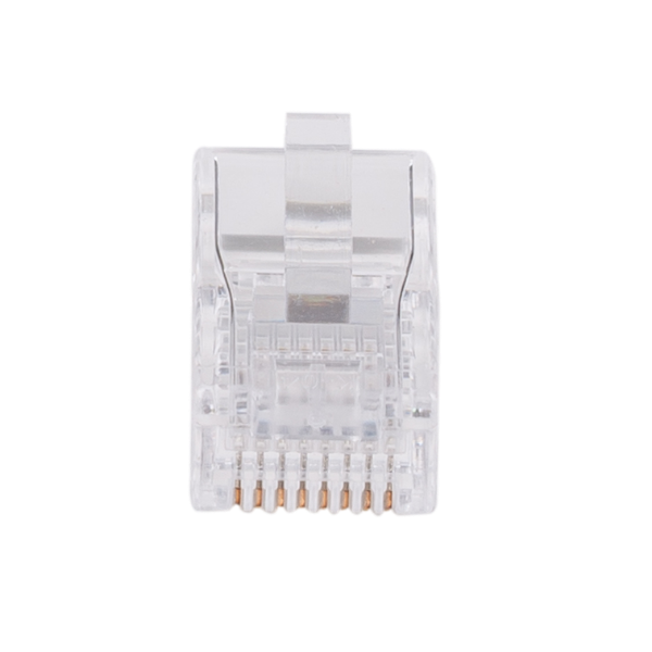 DYNAMIX RJ-45-20 - RJ45 Plug 20pc Bag 8P8C Modular Plug Flat & Standed 50 Micron