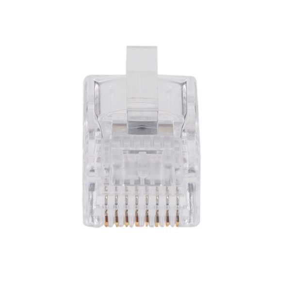 DYNAMIX RJ-45-SR-20 - RJ45 Plug 20pc Bag 8P8C Modular Plug 50 Micron Compatible w/ Stranded & Solid