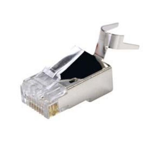 RJ-45C6SR23-20 - DYNAMIX RJ-45C6SR23-20 - RJ45 Cat6/6A/7 23AWG Solid Shielded Round Modular Plug 20pc Bag