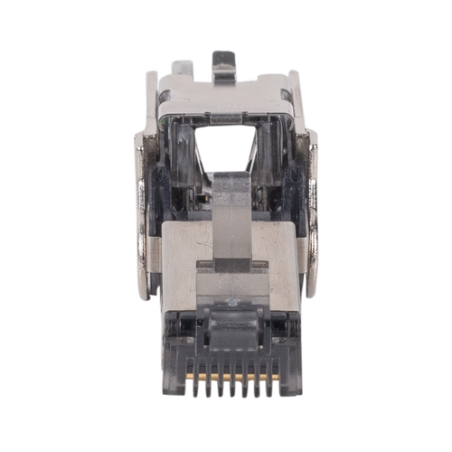 RJ-TL6ASTP - DYNAMIX RJ-TL6ASTP - RJ45 STP Cat6A 10G Tooless Flexible Plug. Works w/ both Solid & Stranded Conductors