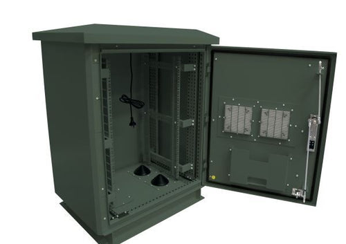 ROD27-8X6FG - DYNAMIX ROD27-8X6FG - 27RU Outdoor FreeStanding Cabinet. (800x600x1575mm) IP45 Rated