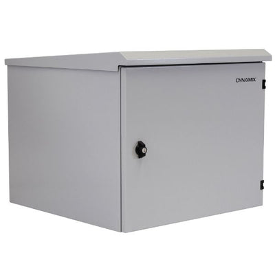 RODW9-600 - DYNAMIX RODW9-600 - 9RU Outdoor Wall Mount Cabinet 611x625x515mm (WxDxH). IP65 Rated Lockable Front Door