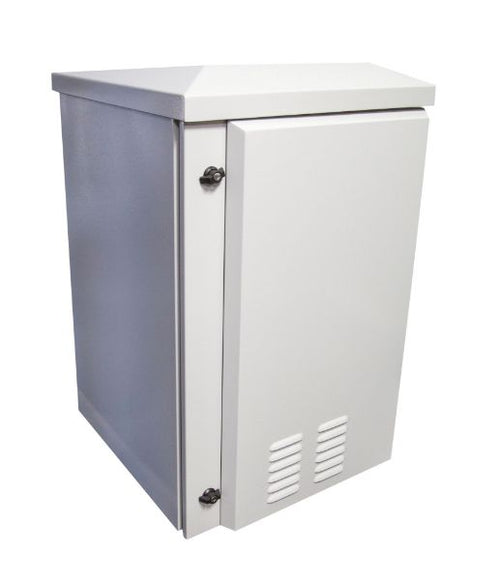 RODW9-600FK - DYNAMIX RODW9-600FK - 9RU Vented Outdoor Wall Mount Cabinet. (611x675x560mm). IP45 rated Lockable Door