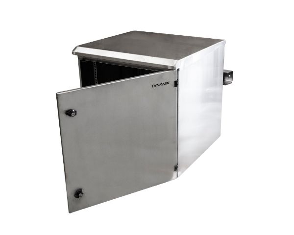 DYNAMIX RODWSS24-600 - 24RU Stainless Outdoor Wall Mount Cabinet (611x625x 1200mm). Stainless Steel