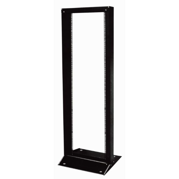 DYNAMIX ROR22B - 22RU Open Rack 543 x 280 x 1130mm(ex) 200kg Static Load 6.0mm Plinth Black