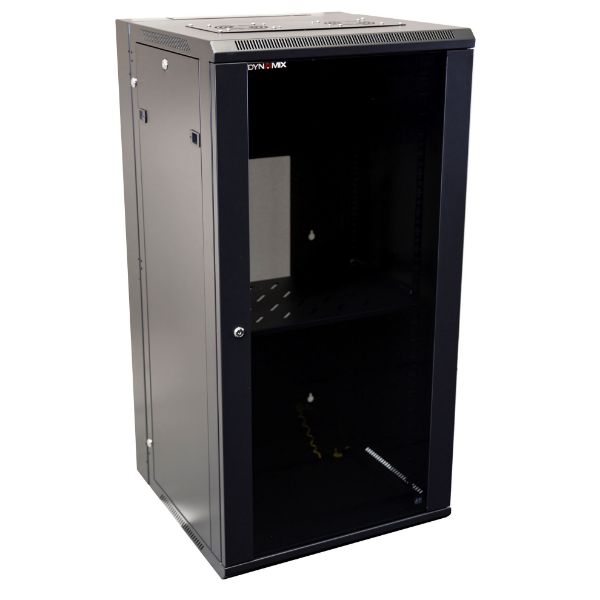 DYNAMIX RSFDS24 - 24RU Universal Swing Wall Mount Cabinet. Rackmount supplied Left & Right Hinges