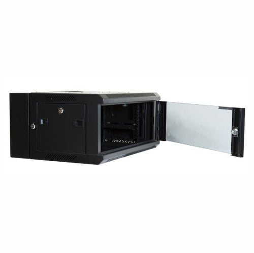 RSFDS4-600 - DYNAMIX RSFDS4-600 - 4RU Univer Swing Wall Mount Cabinet. Removable Back supplied with Left & Right Hin