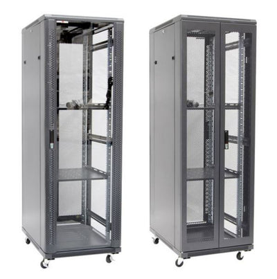RSR37-6X10 - DYNAMIX RSR37-6X10 - 37RU Server Cabinet 1000mm Deep (600x1000x1853mm) Incl 2x Fixed Shelves 4x Fans