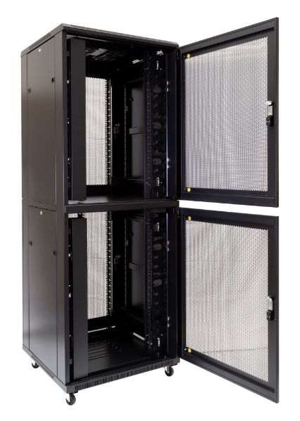 RSR45-CL2-8X8 - DYNAMIX RSR45-CL2-8X8 - 45RU Co-Location Server Cabinet 2 Compartments 800mm 800mmDeep (800x800x2210mm)