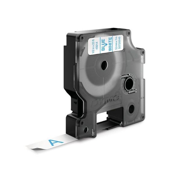 S0720540 - Dymo Blue on Wht 12mmx7m