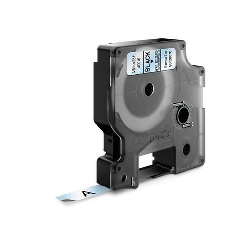 S0720670 - DYMO S0720670 - Genuine D1 Label Cassette Tape 9mm x 7M Black on Clear Suitable for the Label Manage