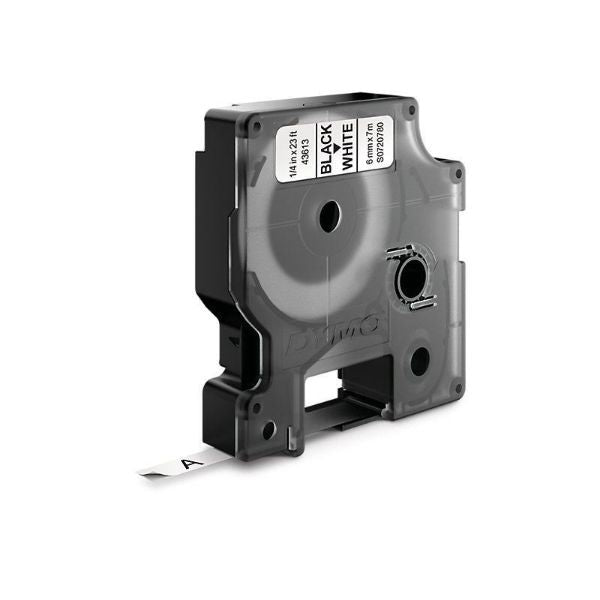 Dymo S0720780 - D1 Blk on Wht 6mm x7m Tape