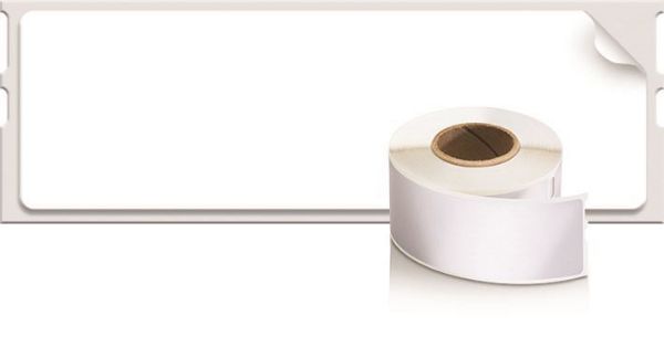 DYMO S0722400 - Genuine LabelWriter Address Labels (Self-Adhesive). 36mm x 89mm labels. Black on White.