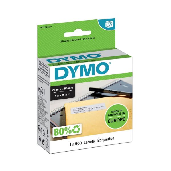 S0722520 - Dymo Address Label 25mm x 54mm