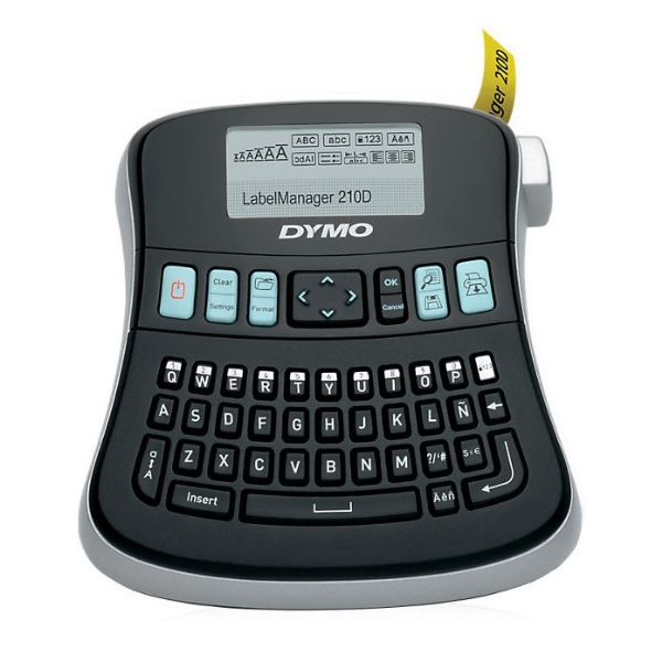 DYMO S0784480 - LabelManager 210D Desktop Labeller QWERTY keyboard 6 font sizes 7 text styles