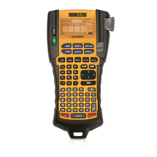 S0841440 - DYMO S0841440 - Rhino 5200 Industrial Labeller Hard Case Kit Hot-keys to print pre-formatted labels