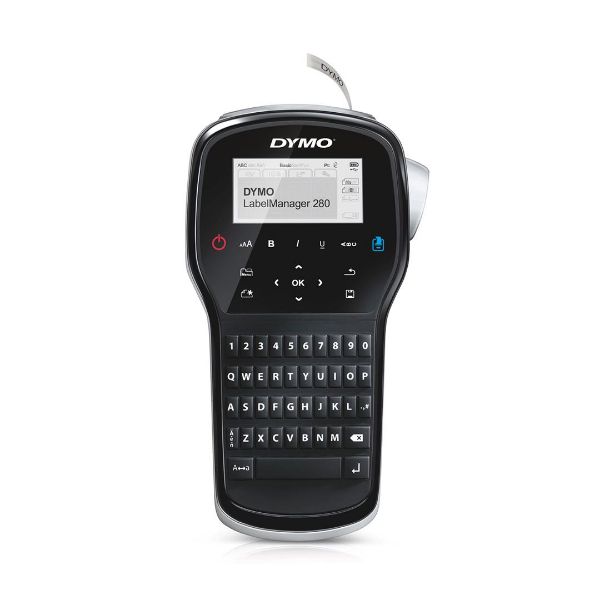DYMO S0968980 - LabelManager 280P Portable Label Maker QWERTY Keyboard. Quick & easy typing on the go.