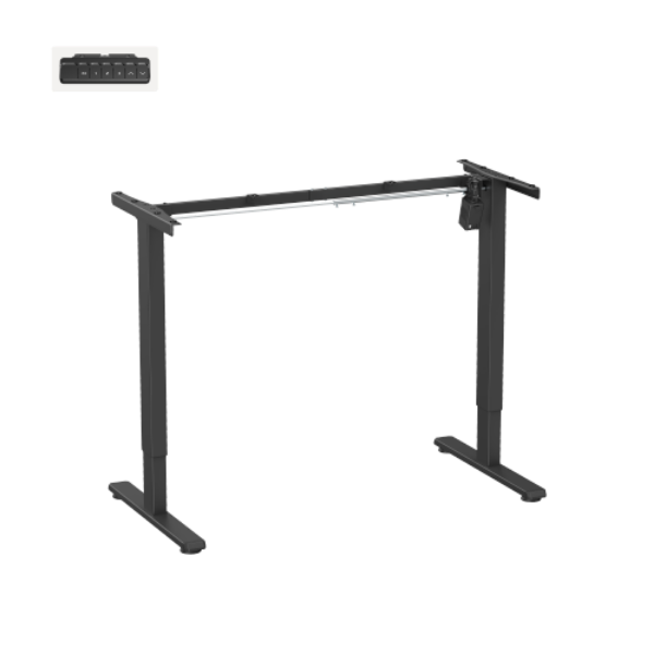 BRATECK S11-22RE-R - Eco Ergonomic Office Electric Sit-Stand Desk Single Motor. Desktop Included