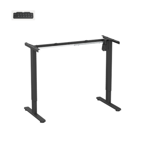 S11-22RE-R - BRATECK S11-22RE-R - Eco Ergonomic Office Electric Sit-Stand Desk Single Motor. Desktop Included