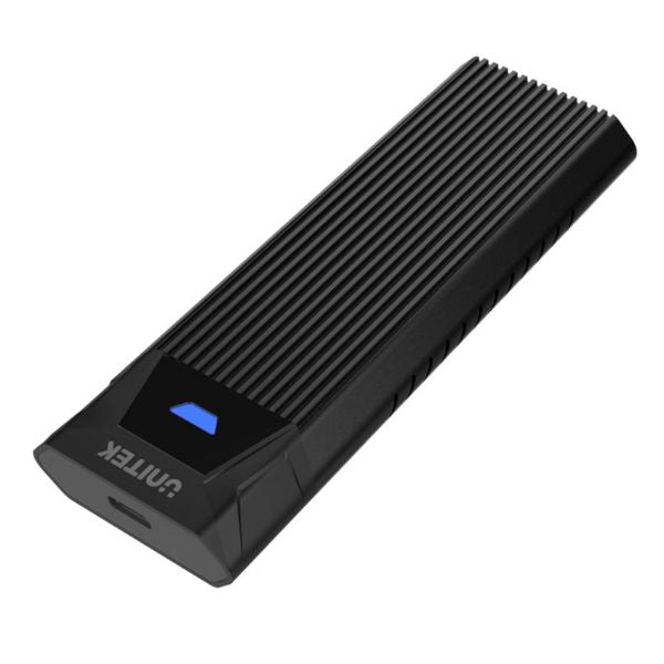 UNITEK S1203ABK - USB 3.1 Gen2 to M.2 SSD Tool-Free (PCIe/NVMe) Enclosur SuperSpeed 10Gbps Data Trans