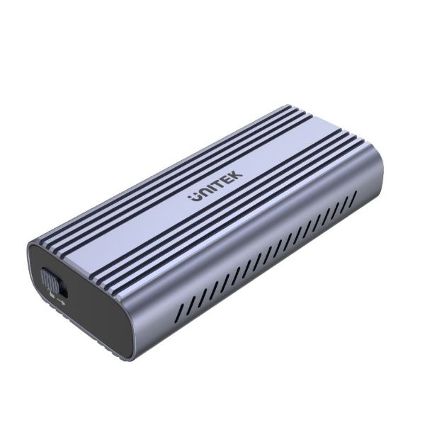 UNITEK S1225A - USB-C to M.2 SSD Enclosure in Alloy Housing. Supports M.2 NVME & SATA SSD