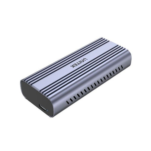 S1225A - UNITEK S1225A - USB-C to M.2 SSD Enclosure in Alloy Housing. Supports M.2 NVME & SATA SSD