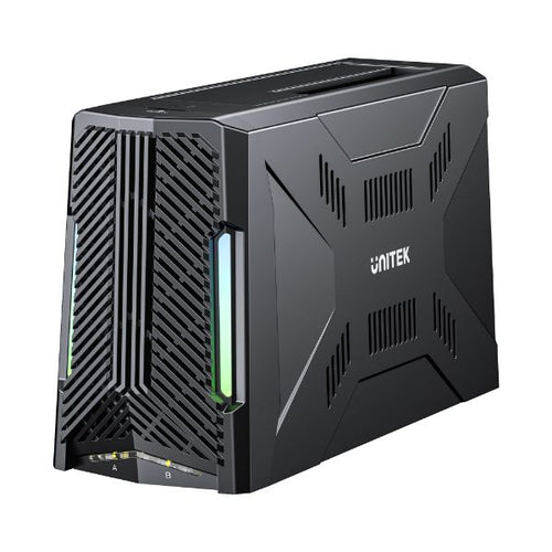 S1234B - UNITEK S1234B - USB-C Enclosure Docking Station. Supports Read/writing of 2.5”/3.5” SATA Drives.