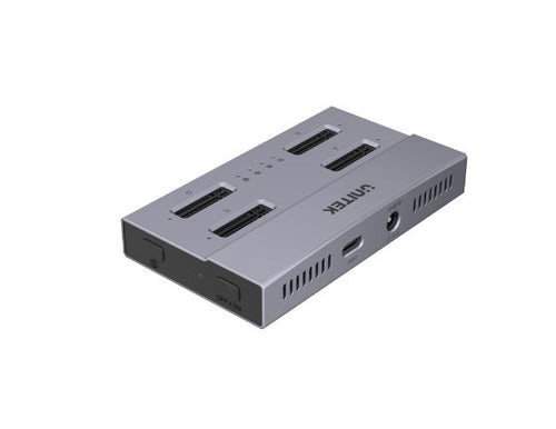 S1243B - UNITEK S1243B - 4-Bay M.2 SSD USB4 Docking Station. M Key/M+B Key for Multiple