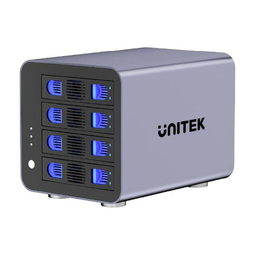 S1301A - UNITEK S1301A - 4-Bay RAID External Hard Drive Enclosure. 8 RAID Modes w/ Cooling