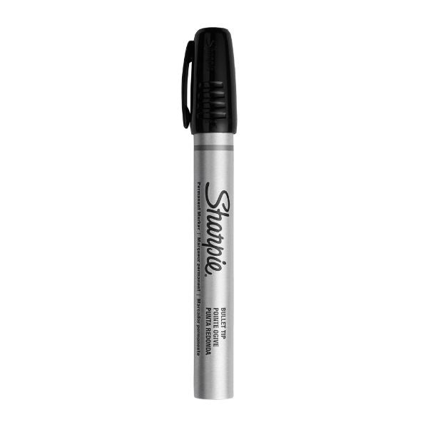 SHARPIE S20093047 - PRO Metal Aluminium Bullet Tip Black colour (MOQ 12) Permanent Marker