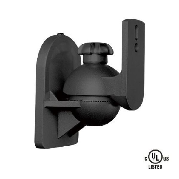 BRATECK SB28 - Univerwall mount speaker bracket Includes Adjustment knob