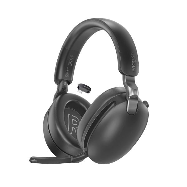 PROMATE SERENE-2 - HD Hybrid ANC Headphones with Triple Connectivity, 100Hrs Playtime, Flip Microphone