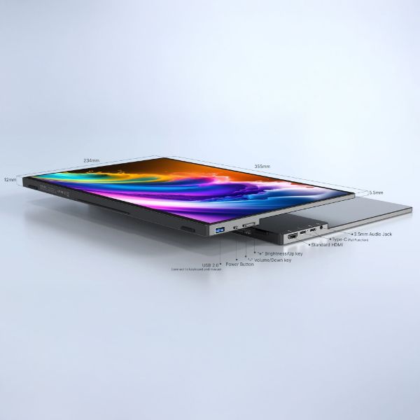 MINIX SF16T - SF16T sRGB Portable Touch Screen Monitor. Projected Capacitive 10-point