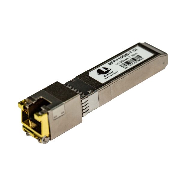 CARELINK SFP-10G-RJ45CI - 10 Base T SPF+ RJ-45 Transceiver Module. Hot Plug 10G Link up to 30m w/ Cat 6a/7
