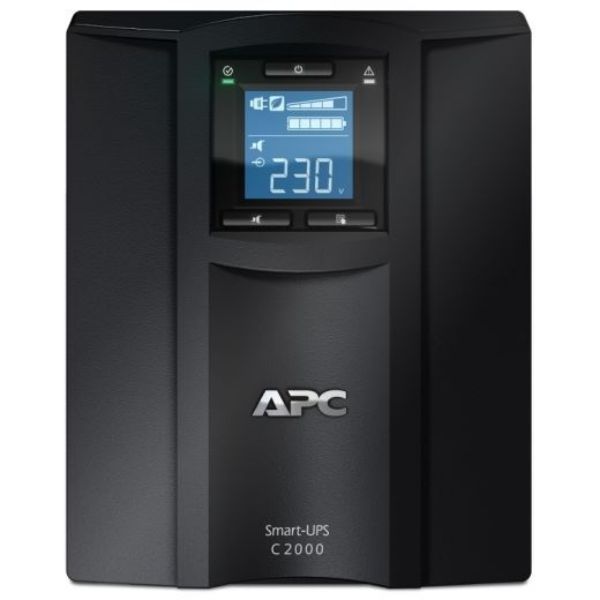 APC SMC2000I - Smart-UPS 2000VA (1300W) Tower 230V Input/Output 6x IEC C13 Outlets. Battery Backup. LED