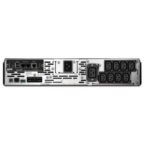 APC SMX3000RMHV2UNC - Smart-UPS 3000VA (2700W) 2U Rack/Tower Network Card 200V 240V Input/Output. 8x IEC C13