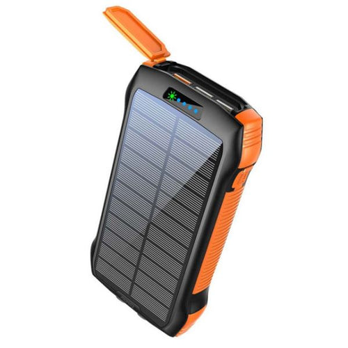SOLARTANK-20PDQI - PROMATE SOLARTANK-20PDQI - 20000mAh Rugged EcoLight Solar IP65 Power Bank w/ 10W Wireless Qi Charging