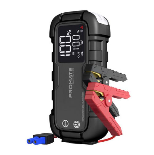 SPARKTANK-20 - PROMATE SPARKTANK-20 - 2000A/12V Heavy Duty Car Jump Starter w/ Power Bank. 20000mAh Power Bank 280lm LED