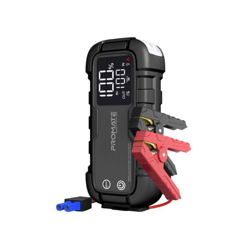 SPARKTANK-20 - PROMATE SPARKTANK-20 - 2000A/12V Heavy Duty Car Jump Starter w/ Power Bank. 20000mAh Power Bank 280lm LED