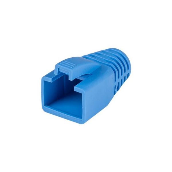 DYNAMIX SRB-75-BLUE-20 - Strain Relief Boot OD: 75mm Colour Blue 20 Pack Suited for Cat6A Shielded