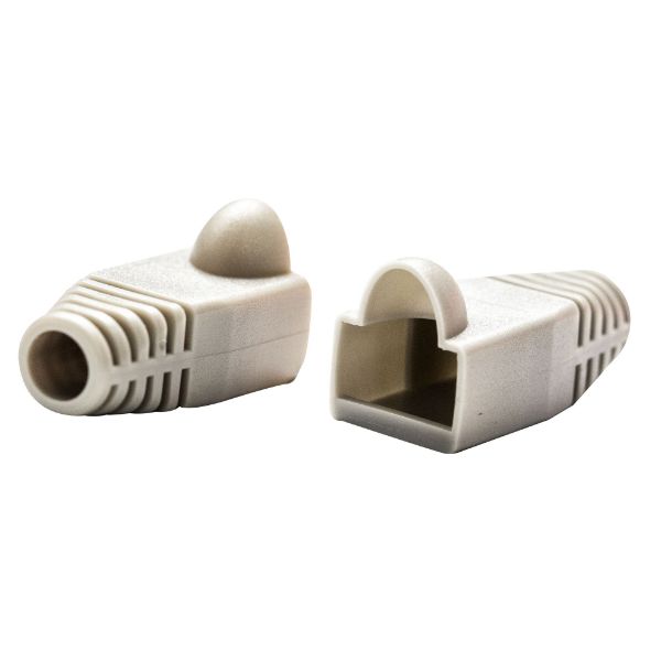 DYNAMIX SRB-UTP-20 - Beige RJ45 Strain Relief Boot 6.0mm Outside Diameter 20pk Bag