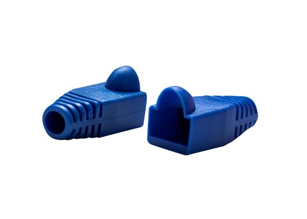 DYNAMIX SRB-UTP-BL-20 - Blue RJ45 Strain Relief Boot 6.0mm Outside Diameter 20pk Bag