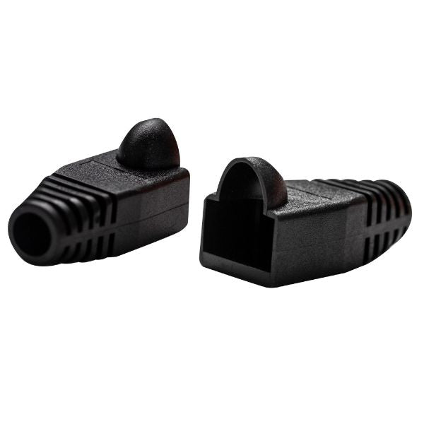 DYNAMIX SRB-UTP-BLK-20 - Black RJ45 Strain Relief Boot 6.0mm Outside Diameter 20pk Bag