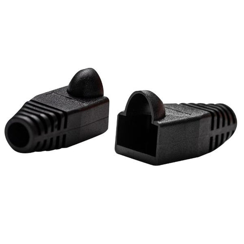 SRB-UTP-BLK-20 - DYNAMIX SRB-UTP-BLK-20 - Black RJ45 Strain Relief Boot 6.0mm Outside Diameter 20pk Bag