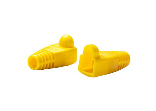 SRB-UTP-YEL-20 - DYNAMIX SRB-UTP-YEL-20 - Yellow RJ45 Strain Relief Boot 6.0mm Outside Diameter 20pk Bag